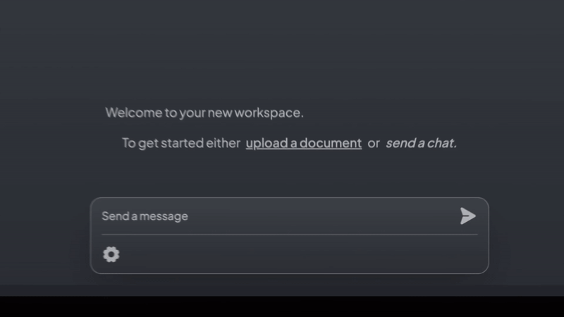 AnythingLLM screenshot