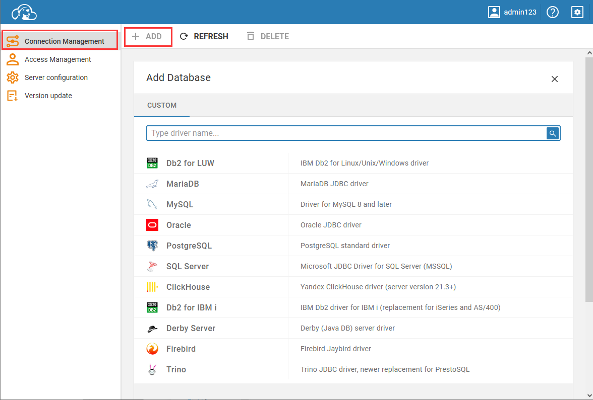 CloudBeaver screenshot