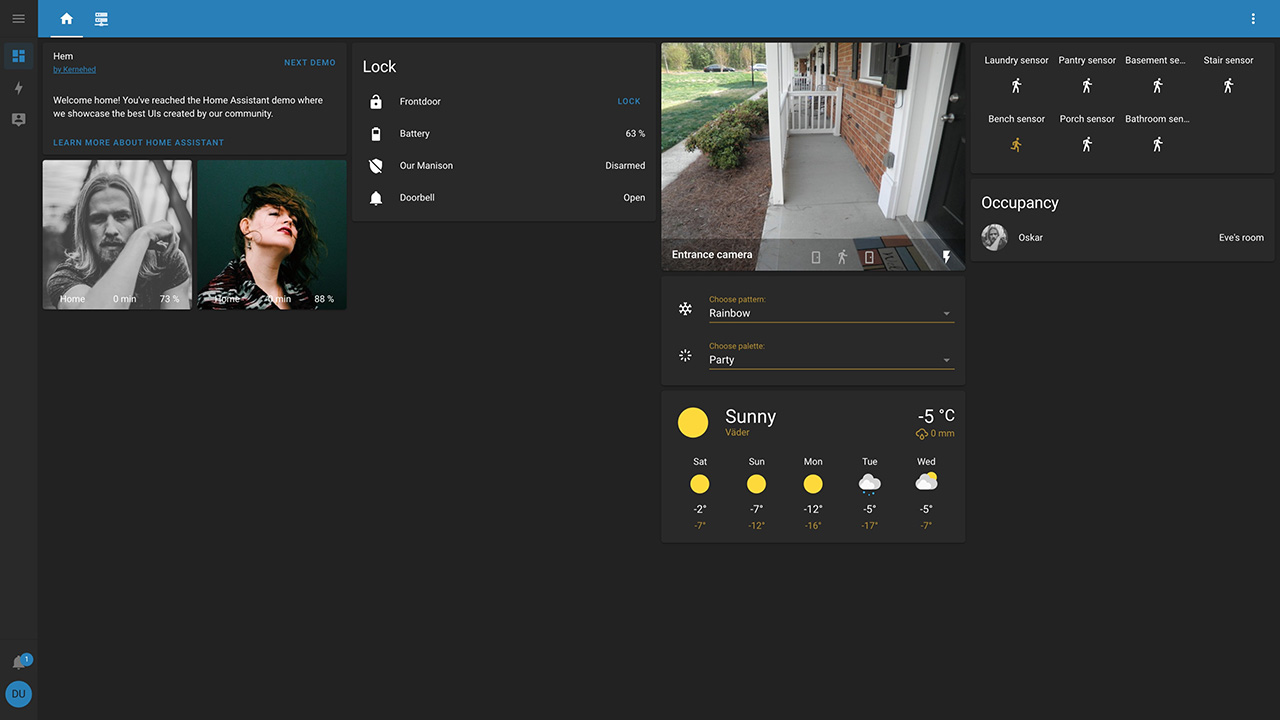 Home Assistant screenshot