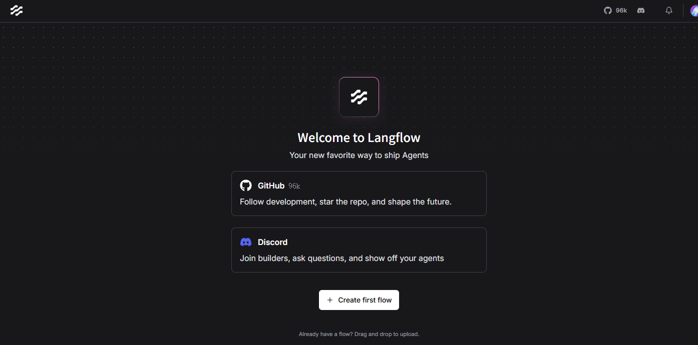 Langflow screenshot