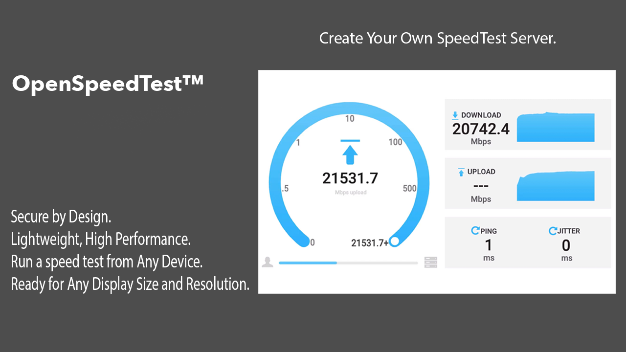 OpenSpeedTest screenshot